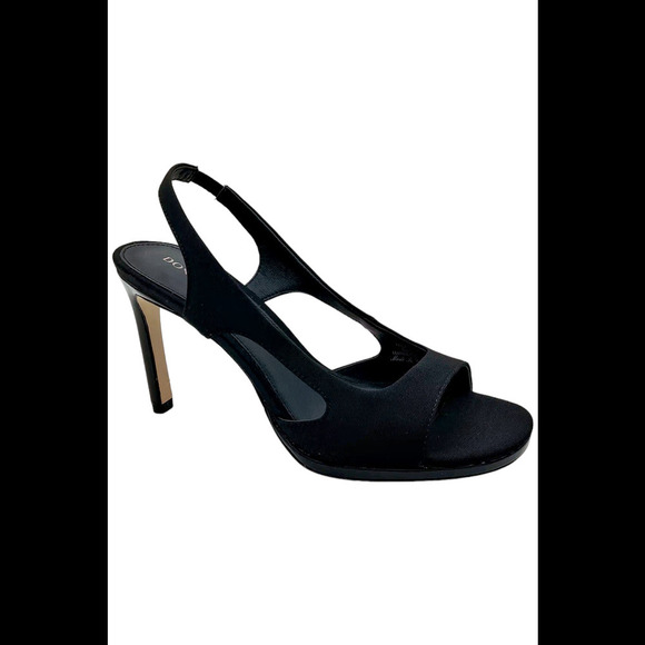 Donald Pliner Shoes - Donald Pliner Women's Kayla Fabric Slingback Sandal Black - Medium